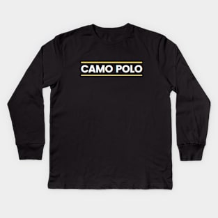 camo polo Kids Long Sleeve T-Shirt